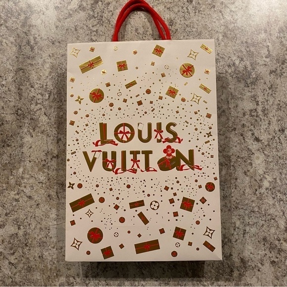 Louis Vuitton | Empty Paper Gift Bag Holiday Shopping Bag Limited Edition 2023 - Picture 1 of 8